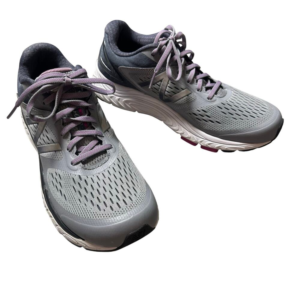 New Balance 840v4 Women's Running Shoes Gray & Magenta